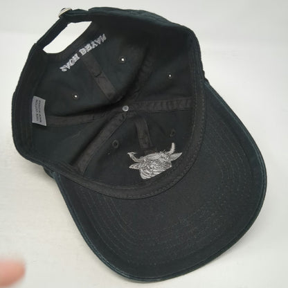 Zach Bryan Bull Head Black Baseball Cap One Size Embroidered Music Merch Hat