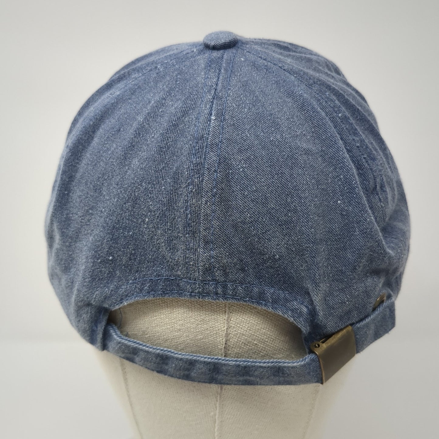 Fast Cut Industries Baseball Cap Blue One Size Adjustable Embroidered Denim