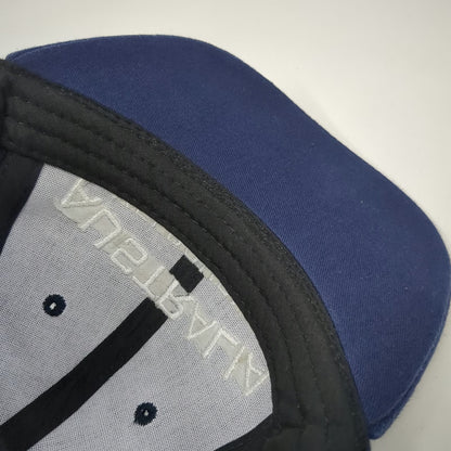 Blue Plaid Baseball Cap One Size Kangaroo Australia Melbourne Strapback Hat