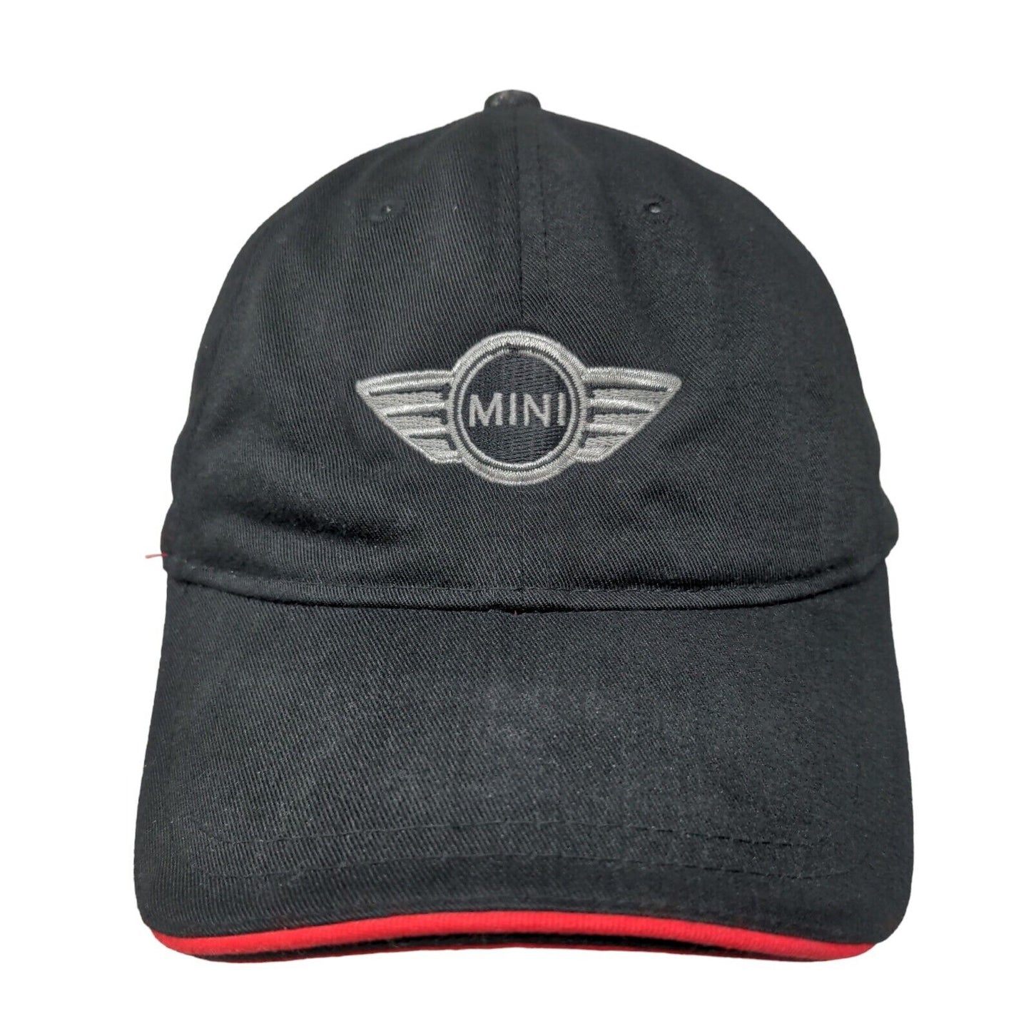 Mini Copper Slideback Hat Black One Size Adjustable Embroidered Logo 6 Panel