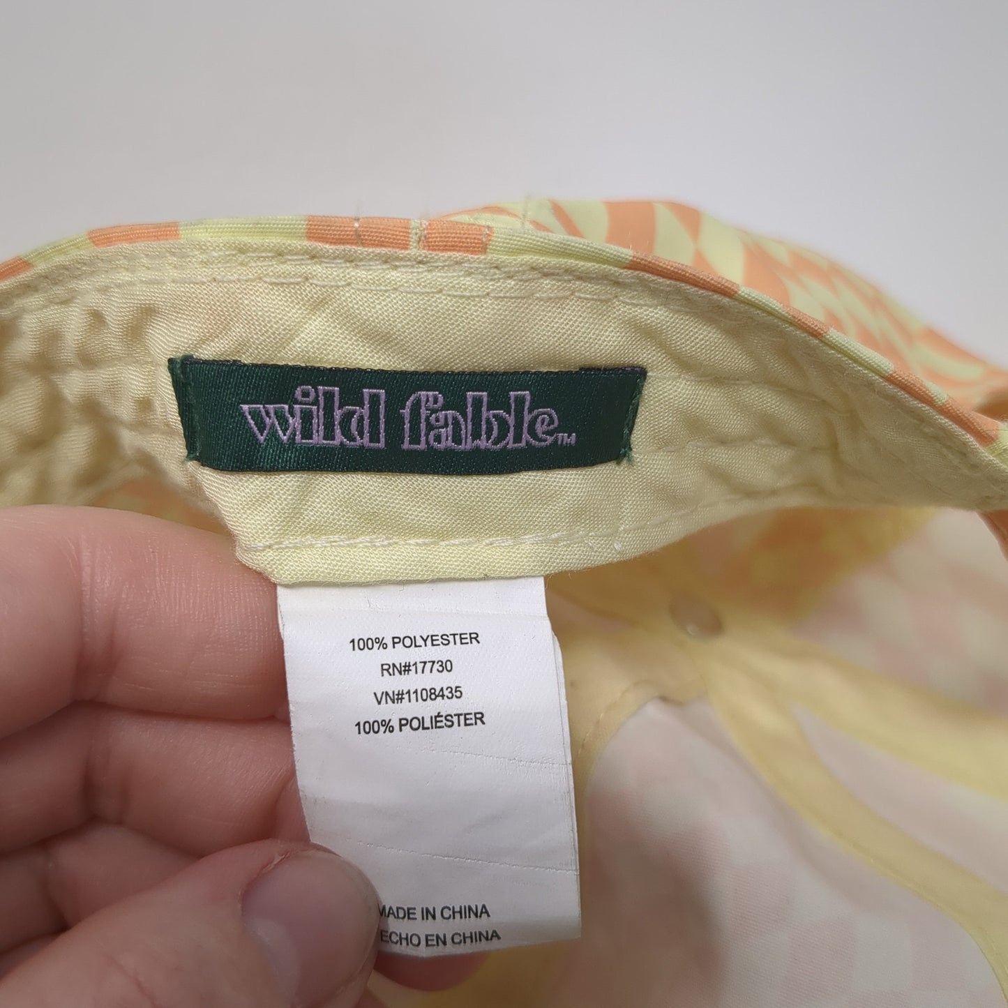Wild Fable Slideback Baseball Cap Multicolor One Size Adjustable Checkered