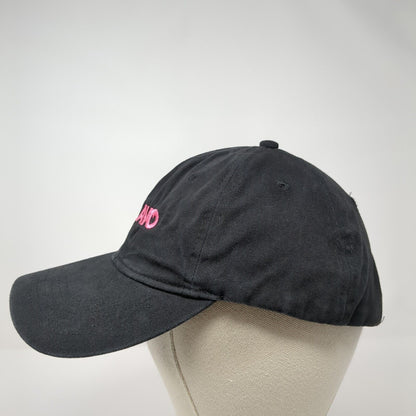 Bravo Slideback Hat Black One Size Solid Embroidered Port & Company