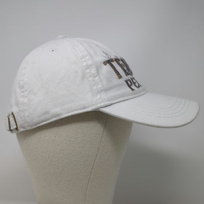 Pavilion White Baseball Cap One Size Tennis People Idaho Rackets Slideback Hat