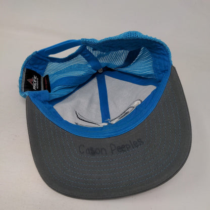 GC Snapback Mesh Back Trucker Hat Multi One Size Embroidered Colorblock