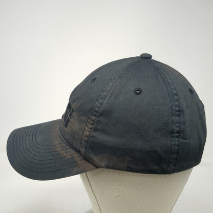 Nike Baseball Cap Black OSFM CSI TV Show Logo Distressed Slideback Hat Swoosh