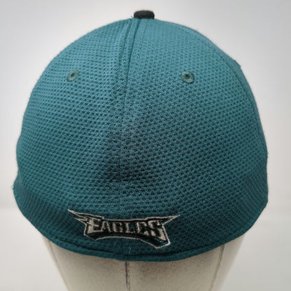 Philadelphia Eagles NFL New Era Green M Cap Stretch Fit Pattern 39THIRTY Hat