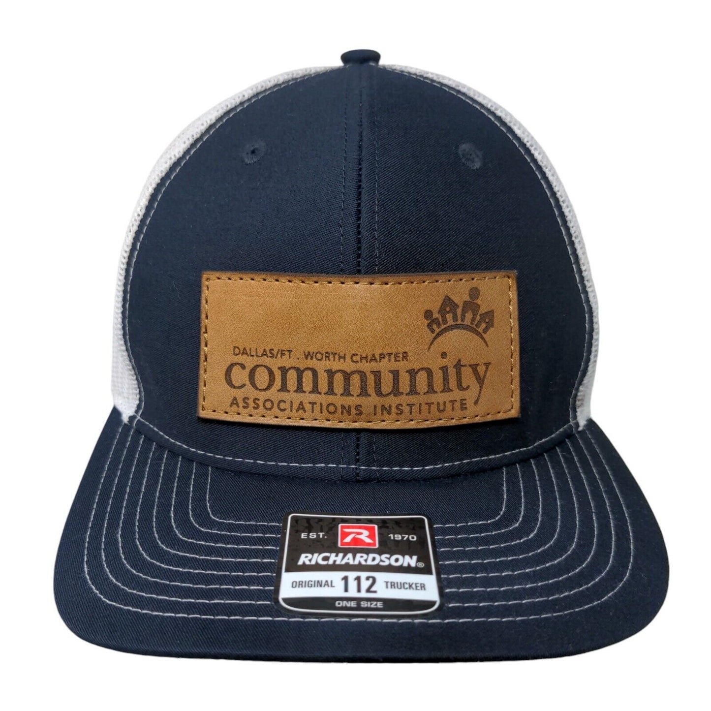 Community Associations Institute Snapback Mesh Back Trucker Hat Blue One Size