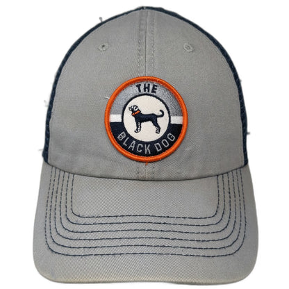 47 Brand Gray Blue One Size Trucker Hat The Black Dog Snapback Mesh Patch Logo