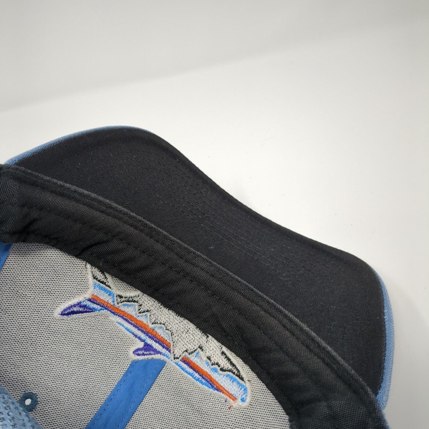 Patagonia Snapback Trucker Hat Blue OS Adjustable Embroidered Mesh Back 6 Panel