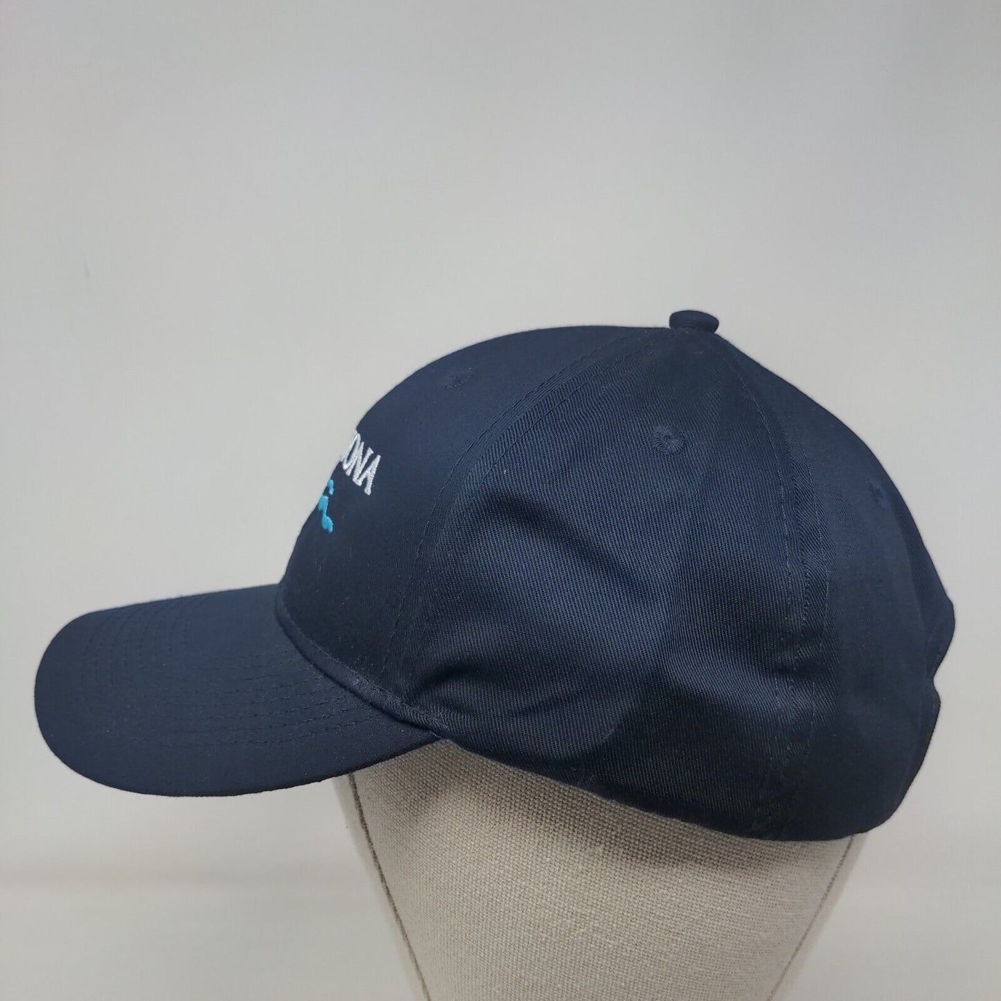 Lake Nona Slideback Hat Blue One Size Embroidered Port Authority 6 Panel