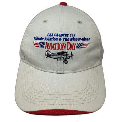 High Desert Baseball Cap Beige One Size EAA Aviation Day Airplane Graphic Hat