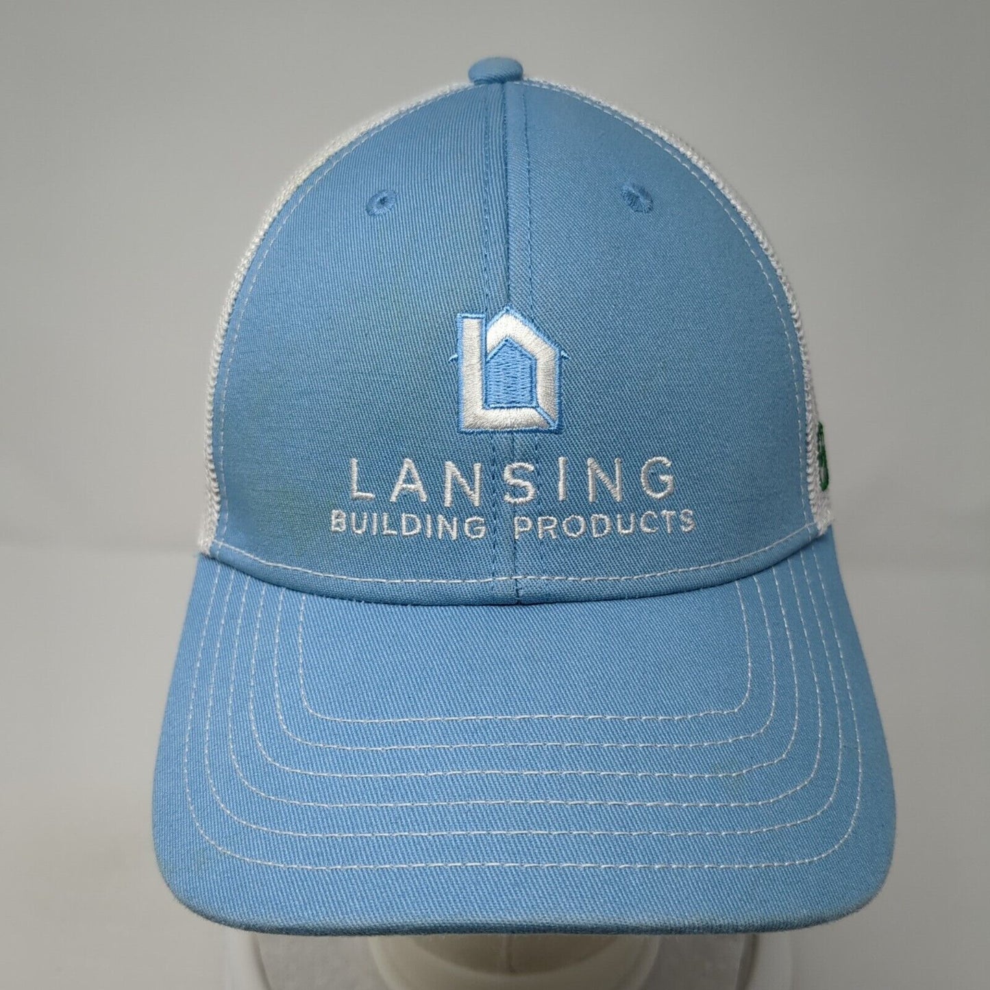 Lansing Building Products Snapback Trucker Hat Blue OS Mesh Back James Hardie