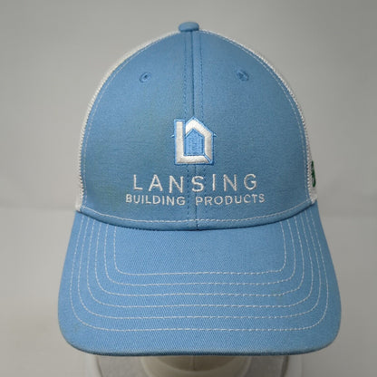 Lansing Building Products Snapback Trucker Hat Blue OS Mesh Back James Hardie