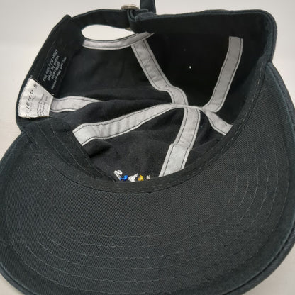 Friends Baseball Cap Black One Size Embroidered TV Show Logo Slideback Hat