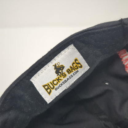 D&B Supply Slideback Hat Black One Size Adjustable Embroidered Buck's Bags