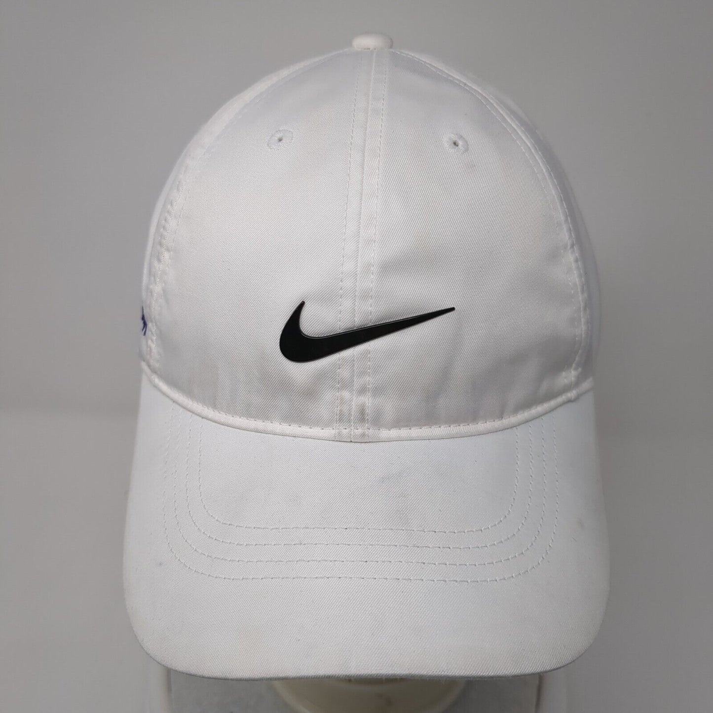 Nike BrightSign Strapback Hat White One Size Adjustable Heritage86 Dri-Fit