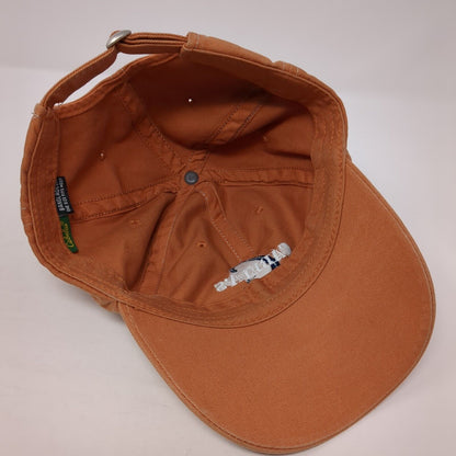 Cabela's Slideback Hat Orange One Size Adjustable Embroidered Patch