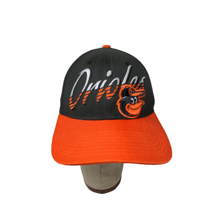 New Era 39Thirty MLB Baltimore Orioles Fitted Hat Size Small-Medium Black Orange