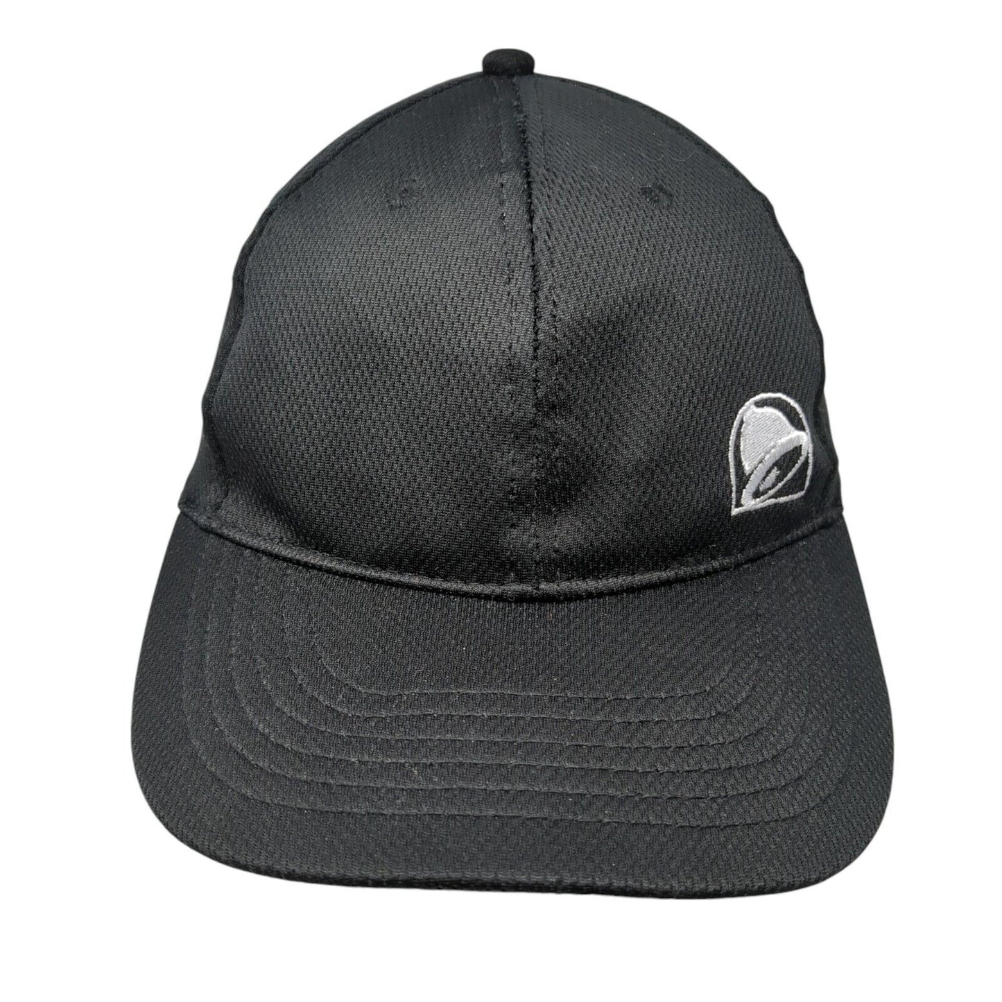 Taco Bell Snapback Hat Black One Size Adjustable Embroidered 6 Panel