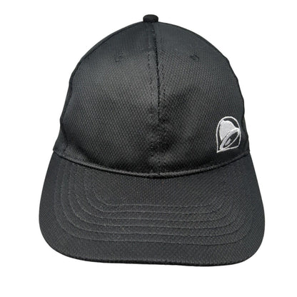Taco Bell Snapback Hat Black One Size Adjustable Embroidered 6 Panel