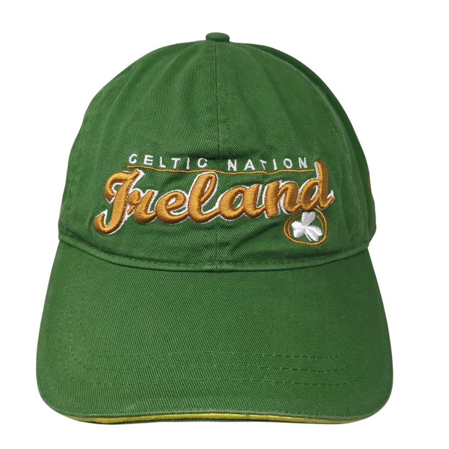 Celtic Nation Ireland Slideback Hat Green One Size Adjustable Lansdowne