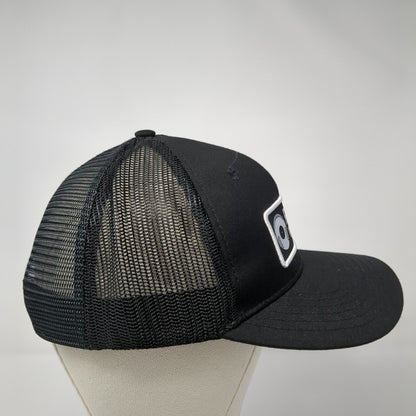 Russell Worldwide Snapback Mesh Back Trucker Hat Black One Size 6 Panel
