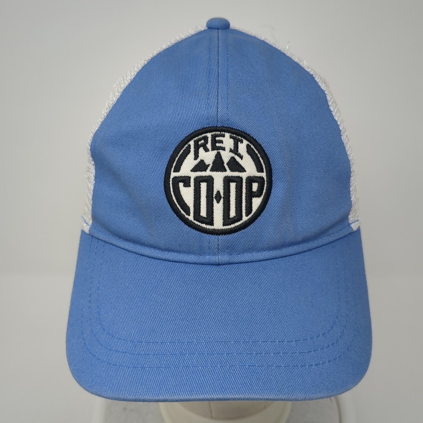 REI Co-op Snapback Trucker Hat Blue One Size Mesh Back Adjustable