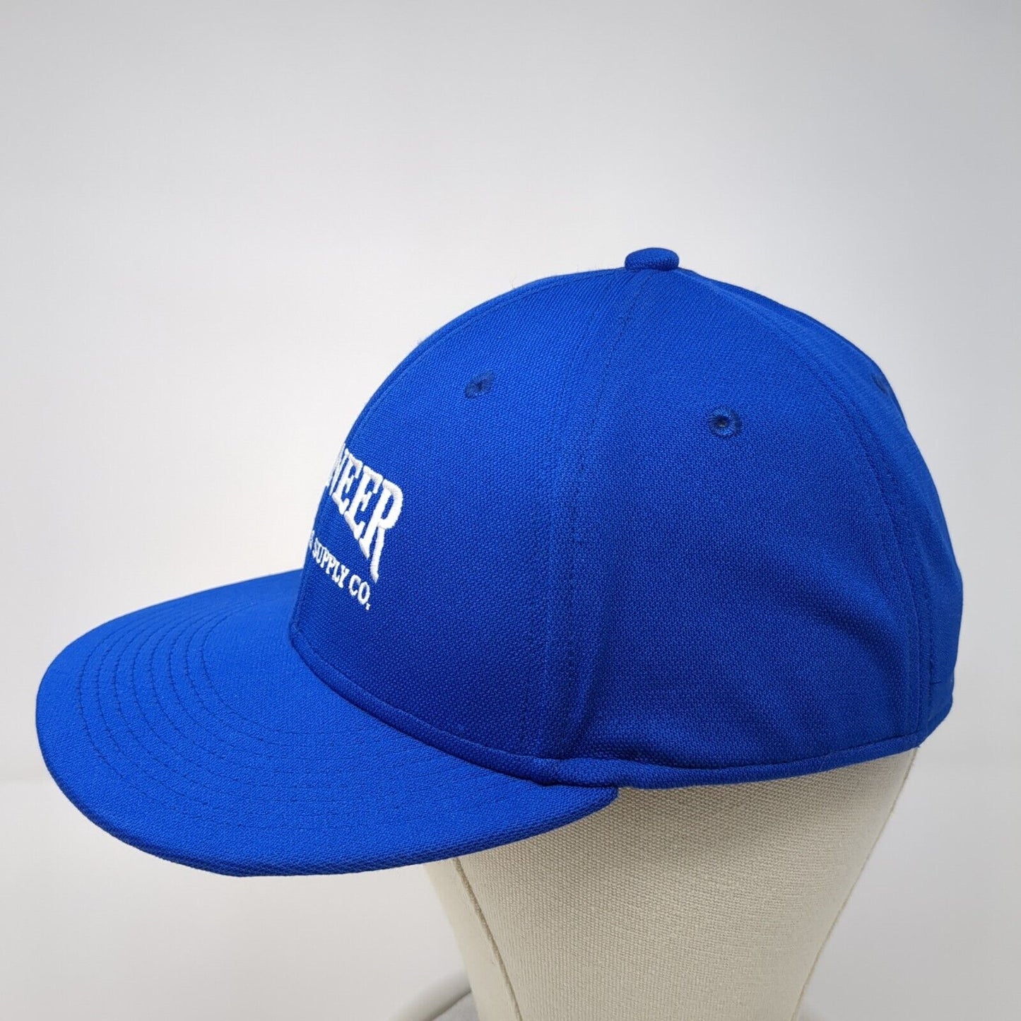 Pioneer Builders Supply Co. Fitted Hat Blue L/XL Embroidered 6 Panel Polyester