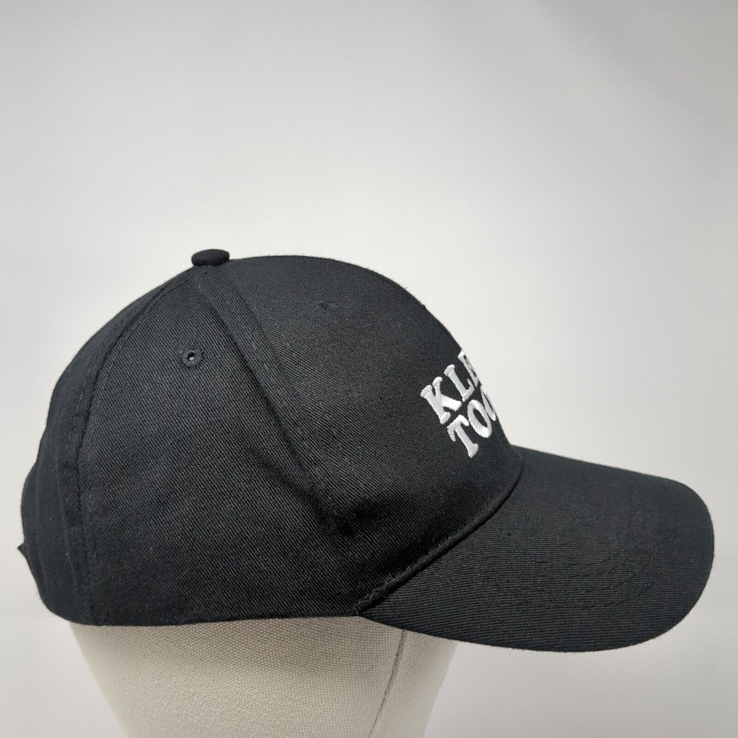 Klein Tools Lowe's Pro Strapback Hat Black One Size Adjustable Embroidered