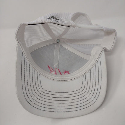 Pacific Headwear Snapback Mesh Back Trucker Hat Gray OSFA Embroidered