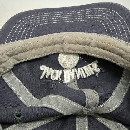 Jack Daniel's Baseball Cap Gray White One Size Old No 7 Contrast Stitch Hat