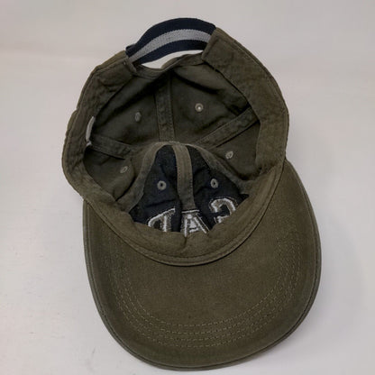 Gap Stretch Strapback Hat Brown One Size Embroidered Solid 6 Panel