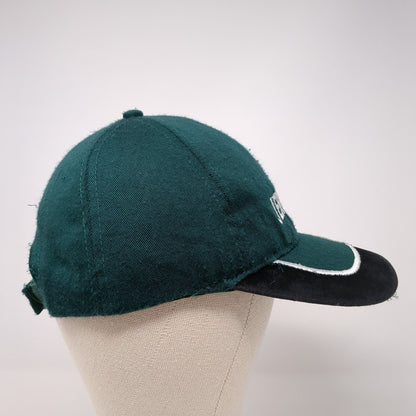 Jerusalem Strapback Hat Green One Size Adjustable Embroidered Patriotic 6 Panel