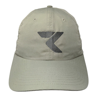 Richardson Strapback Hat Green One Size Embroidered Logo Adjustable