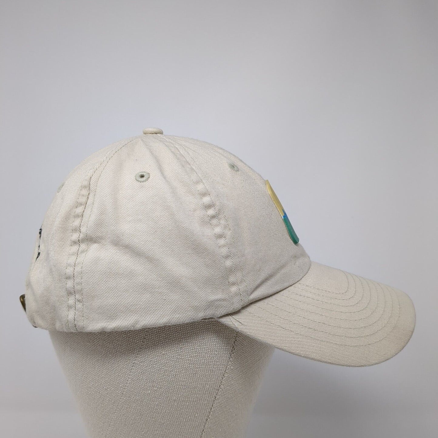 Boise River Festival Patch Slideback Hat Tan One Size Adjustable 6 Panel