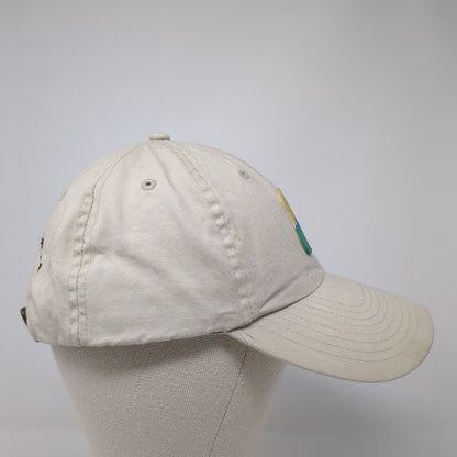Boise River Festival Patch Slideback Hat Tan One Size Adjustable 6 Panel
