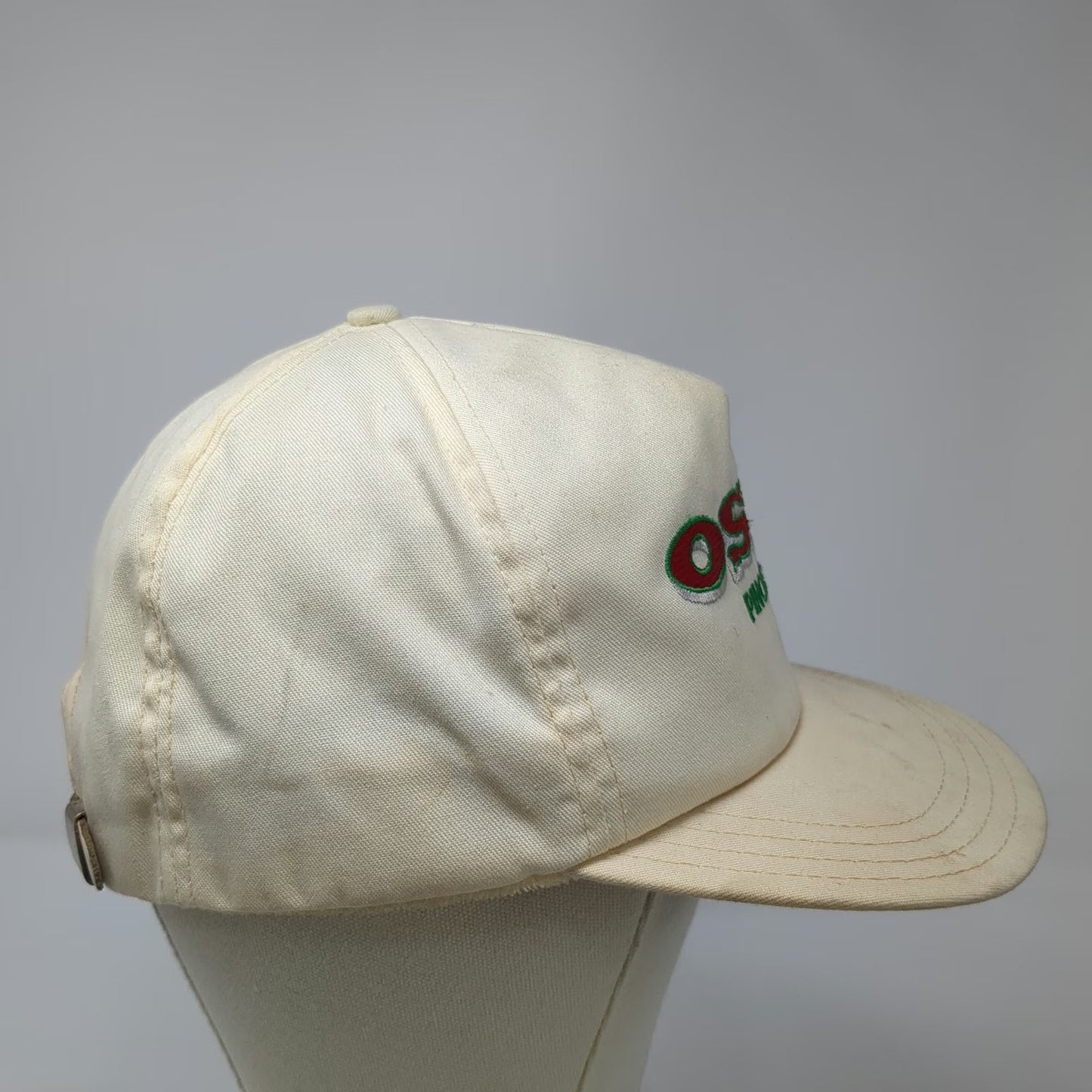 Paramount 5 Panel Beige Hat One Size OSH Pinole California Made in USA Slideback
