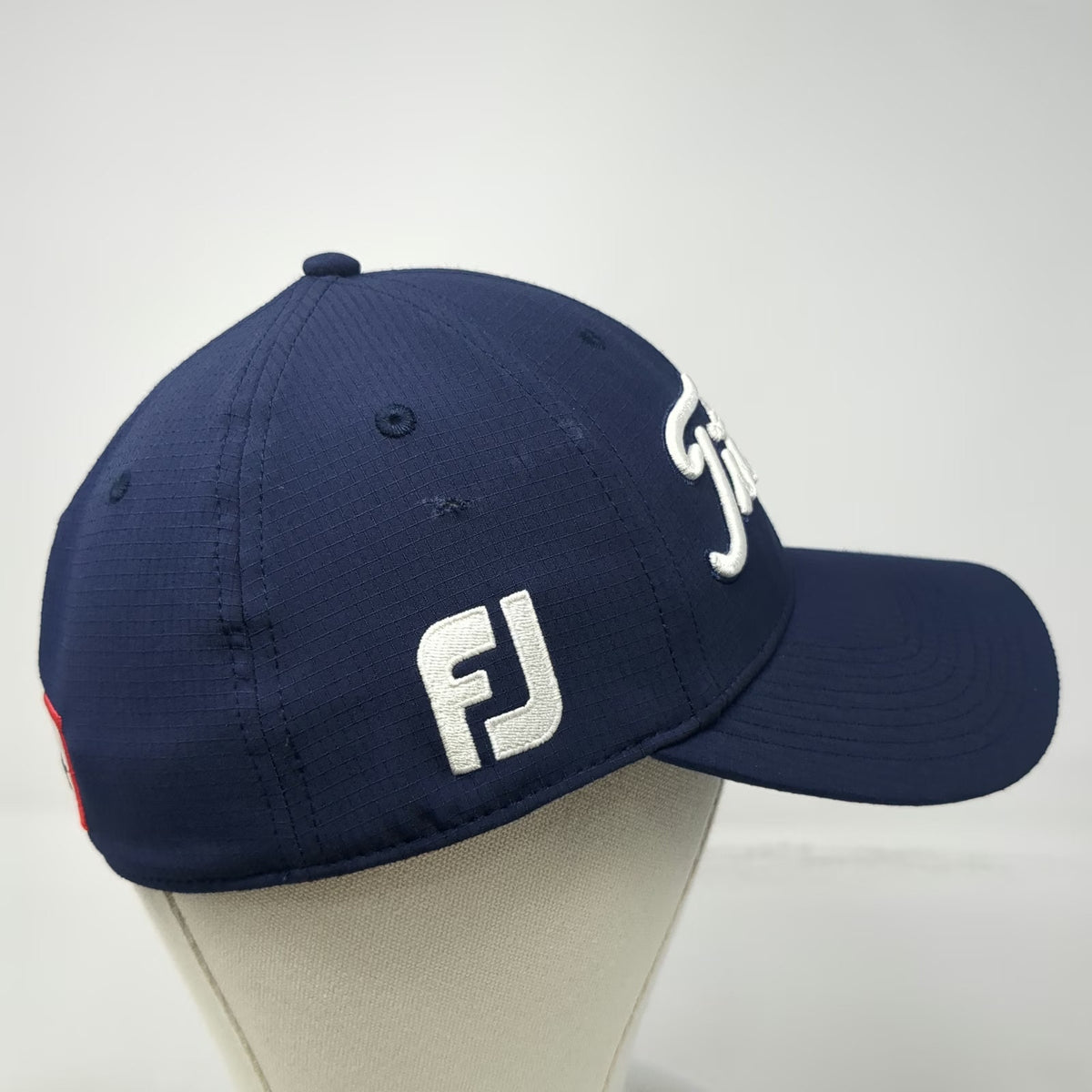 Titleist Baseball Cap Blue M Pro V1 FootJoy Golf Performance Script Logo Hat
