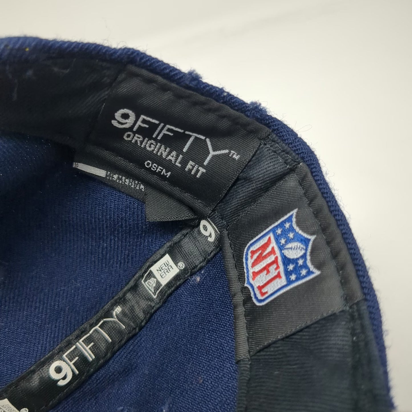 Dallas Cowboys NFL New Era Snapback Hat Blue Gray One Size 9FIFTY Star Flat Brim
