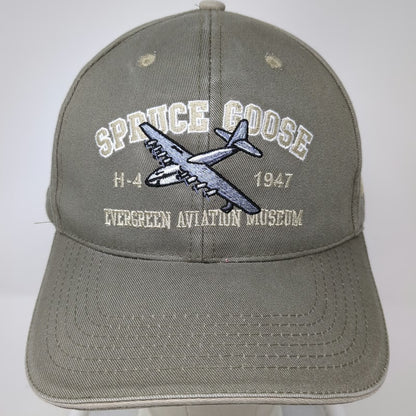 Evergreen Aviation Museum Spruce Goose Green One Size Baseball Cap Hat Plane