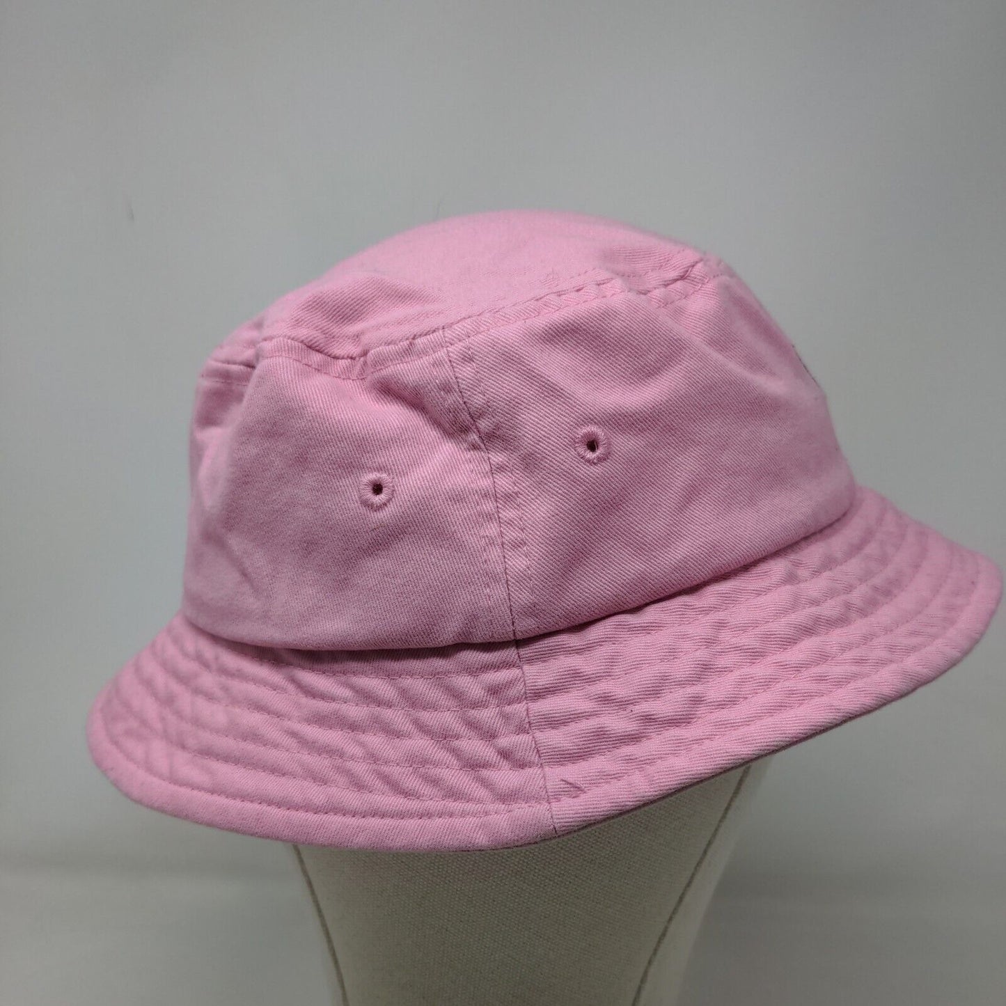 Hurley Bucket Hat Pink One Size Embroidered Vent Holes Outdoor