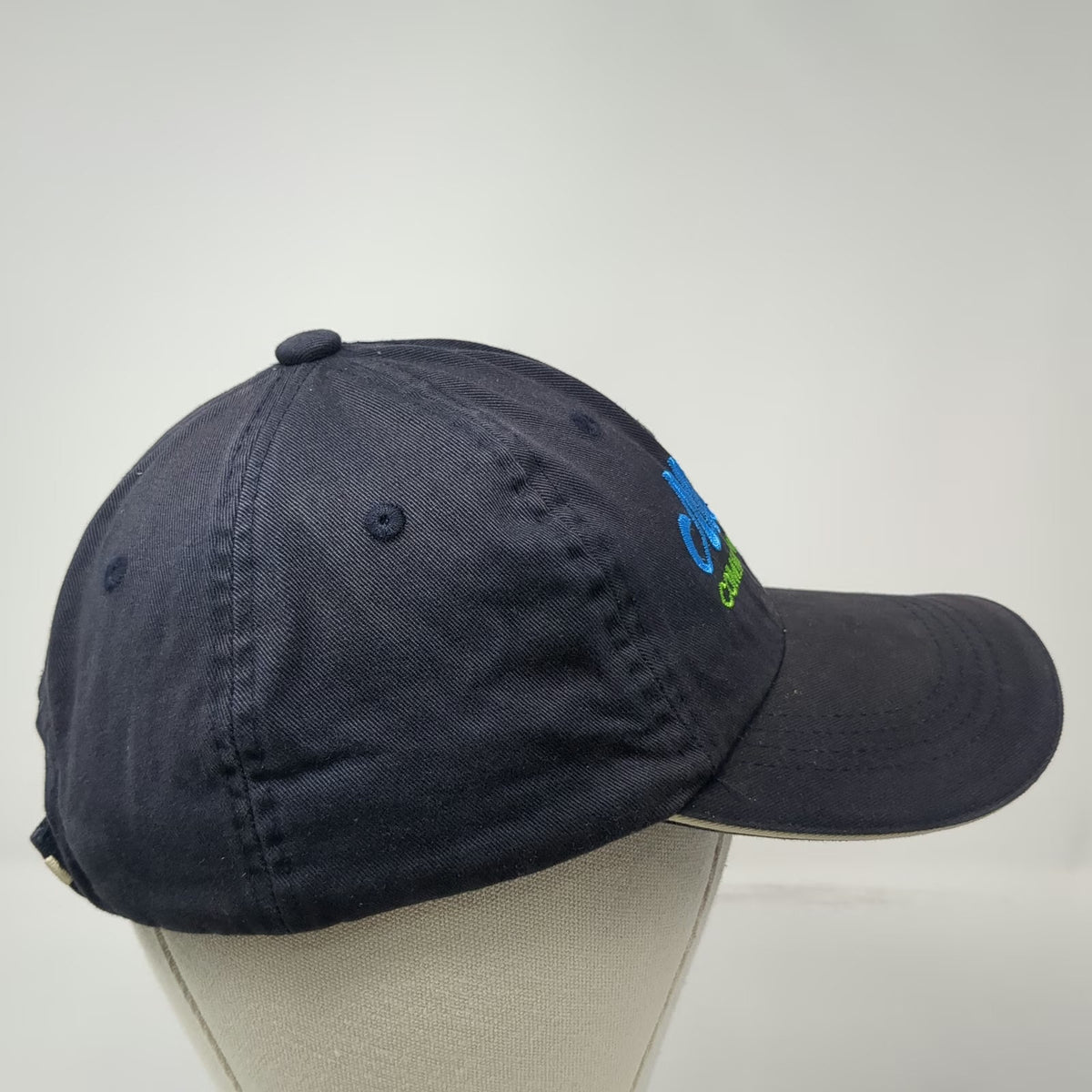 Port Authority Baseball Cap Blue One Size Metro Community Services Strapback Hat