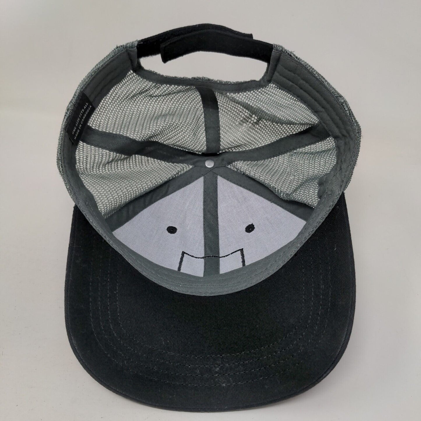 Jack Daniel's Tennessee Honey Strapback Mesh Back Trucker Hat Black OSFA