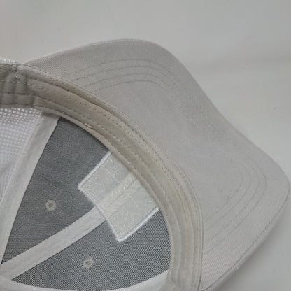Coastal Cotton Uninhibited Snapback Trucker Hat Cream One Size Mesh Back