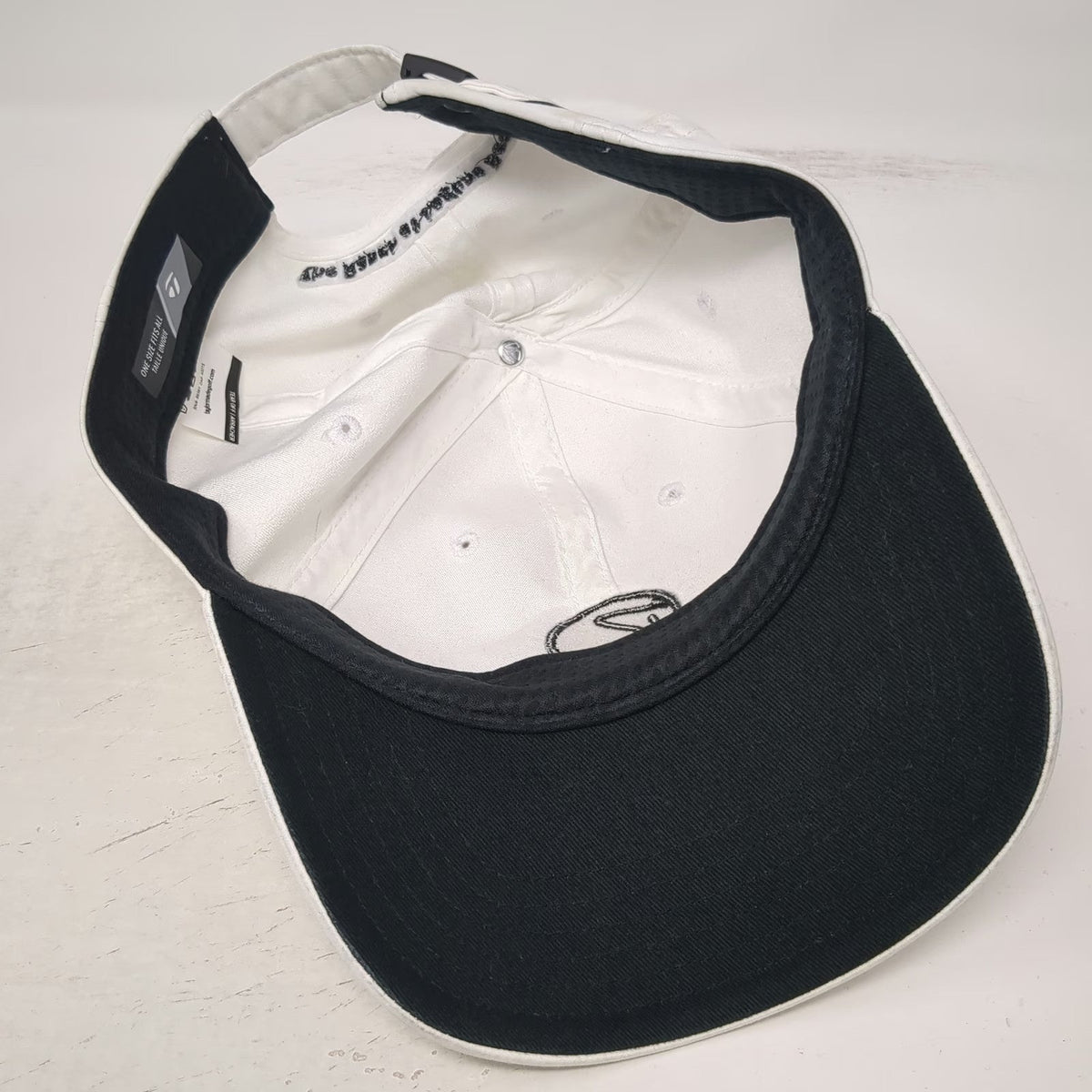 TaylorMade Baseball Cap White One Size The Ranch at Laguna Beach Golf Slideback