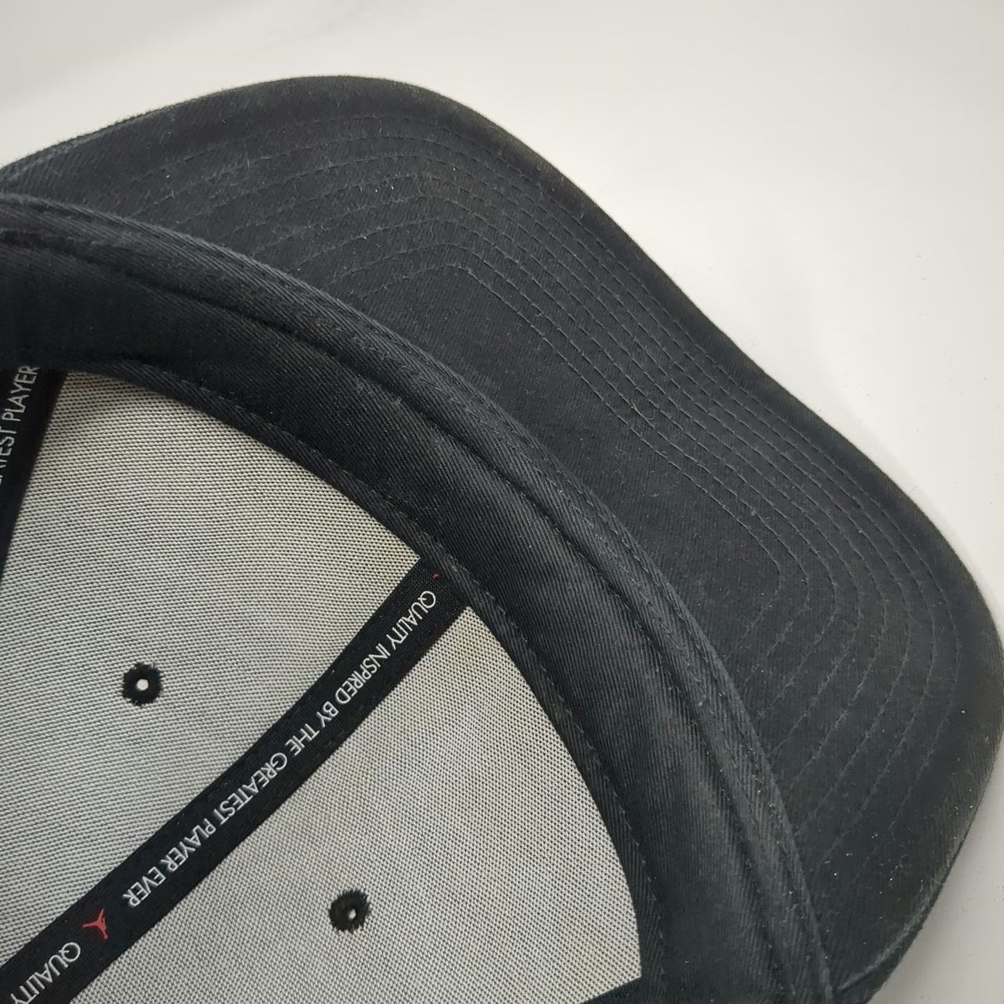 Jordan Snapback Black One Size Jumpman Conrad McRae Basketball Hat Flat Bill