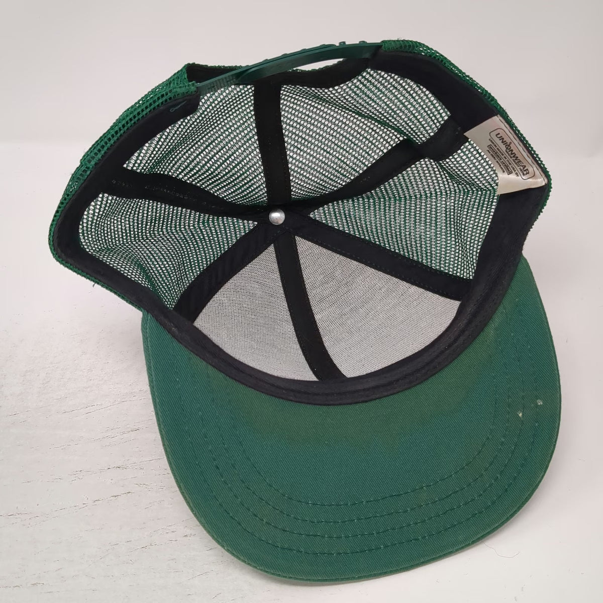 Unionwear Trucker Hat Green One Size Pioneer Corteva Agriscience Mesh Snapback