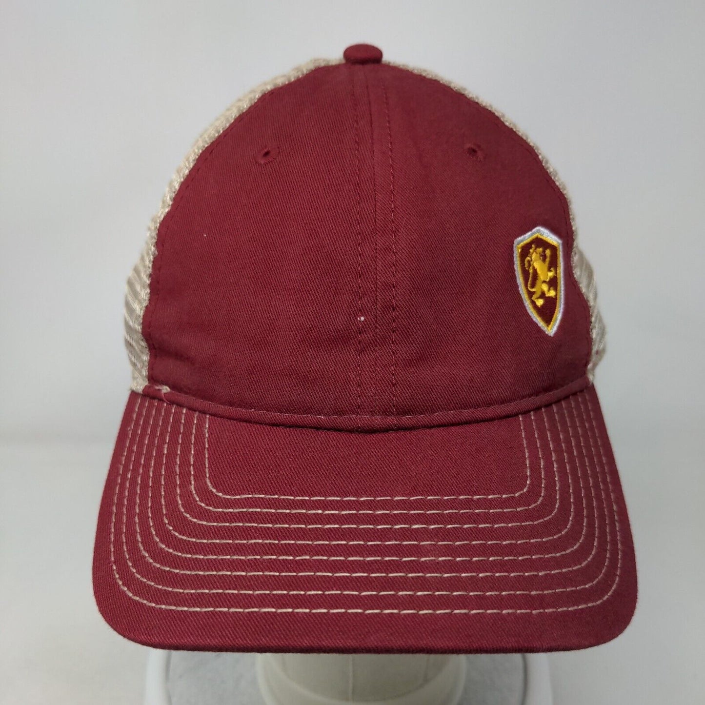 The Game Snapback Mesh Back Hat OSFM Embroidered Lion Logo Cotton Blend