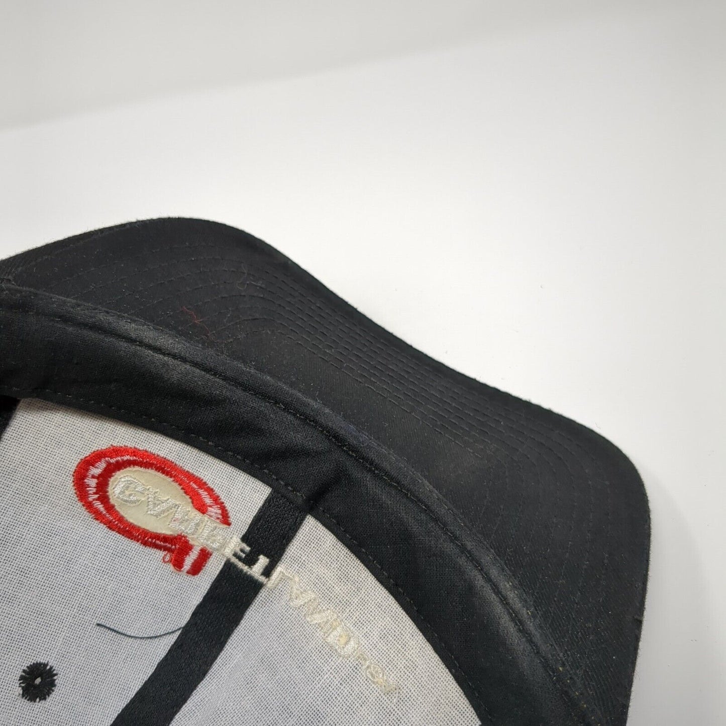 Carpetland USA Snapback Hat Black One Size Adjustable Embroidered Cotton