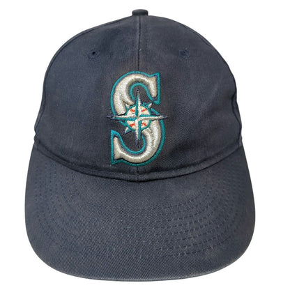 Seattle Mariners MLB OC Sports Baseball Cap Blue One Size Strapback Logo Hat